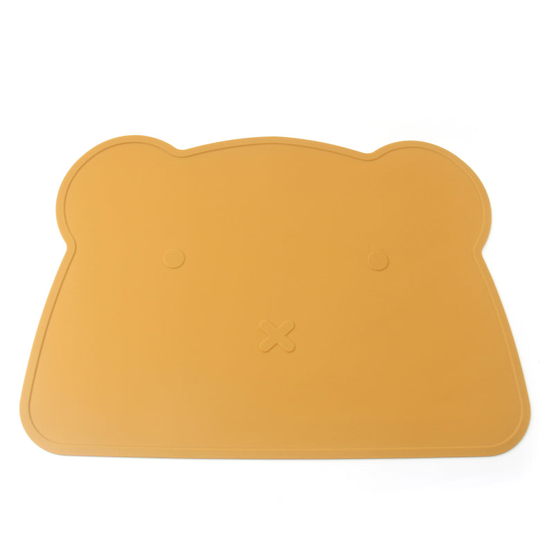 Silicone Teddy Placemat -Mustard