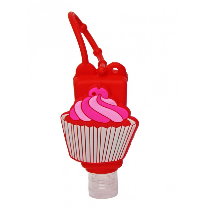 Jeronimo Squeezy Sanitizer - Cupcake - Red