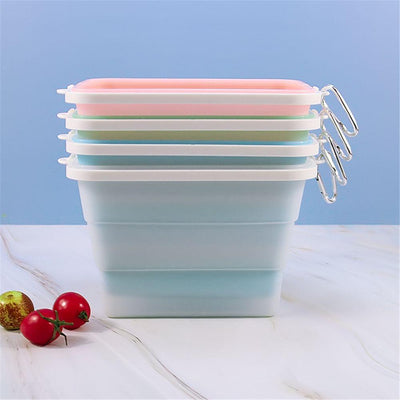 Silicone Foldable Food Storage Bag-Pink