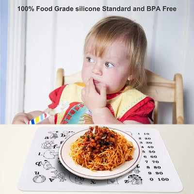 Kids Silicone Placemat-Letters