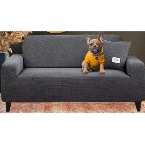 3 Seater Pet Couch Cover Dark Grey Calasca