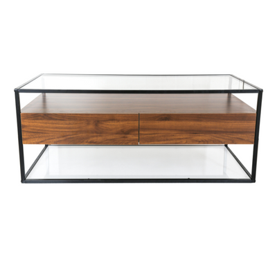 Fine Living Daytona Coffee Table - Glass Top