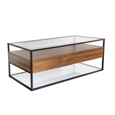 Fine Living Daytona Coffee Table - Glass Top