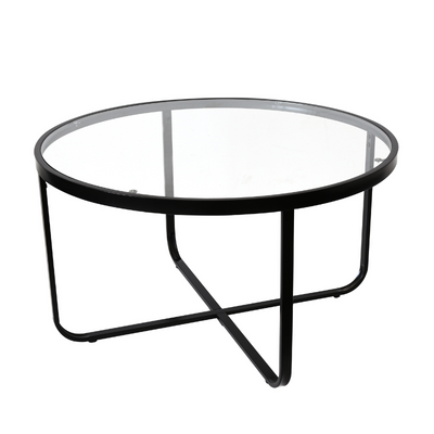 Fine Living Round Table - Glass Top