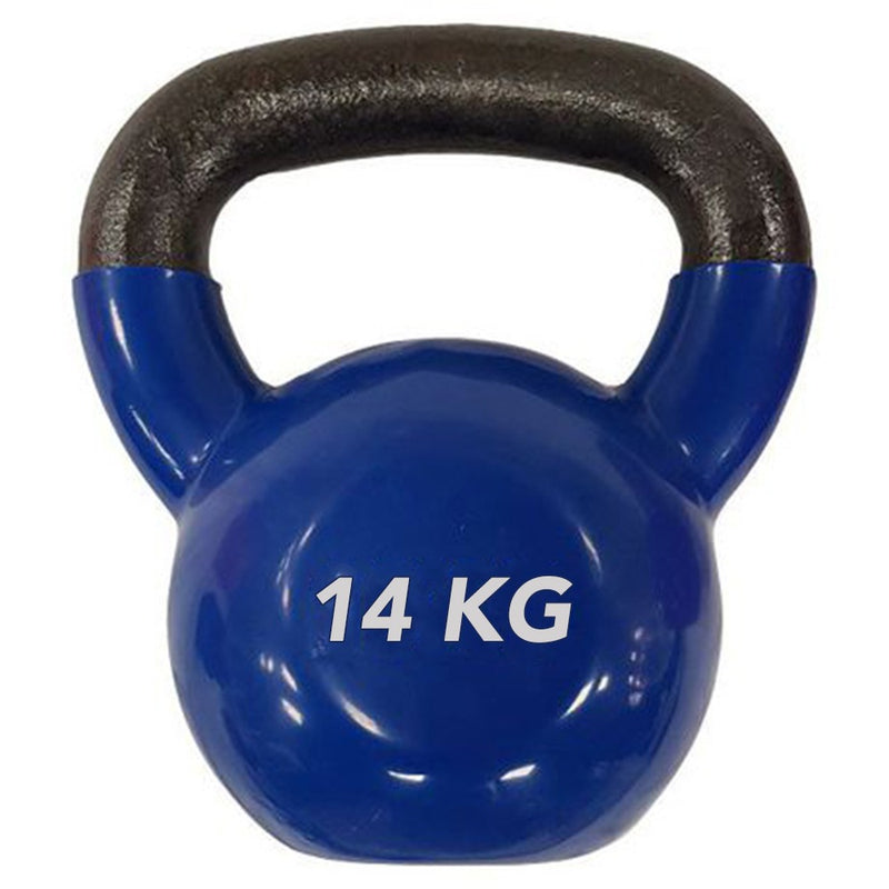 Fine Health - Workout Solid Gym Kettle 14kg - Blue