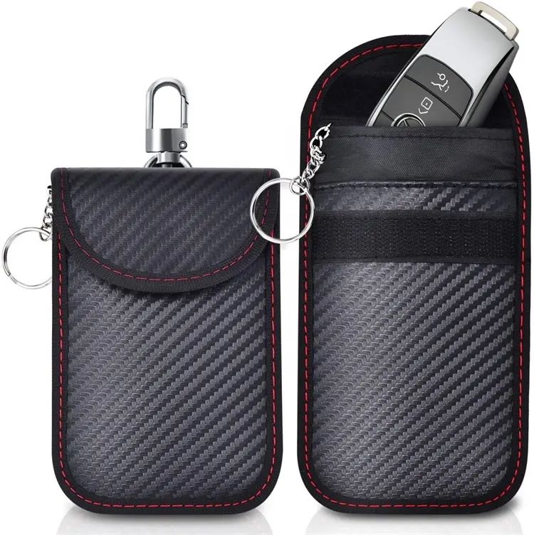 Car Key Pouch Bag with Key Ring and Hook – Calasca