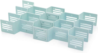 Honeycomb Drawer Organizer Blue - Set of 2