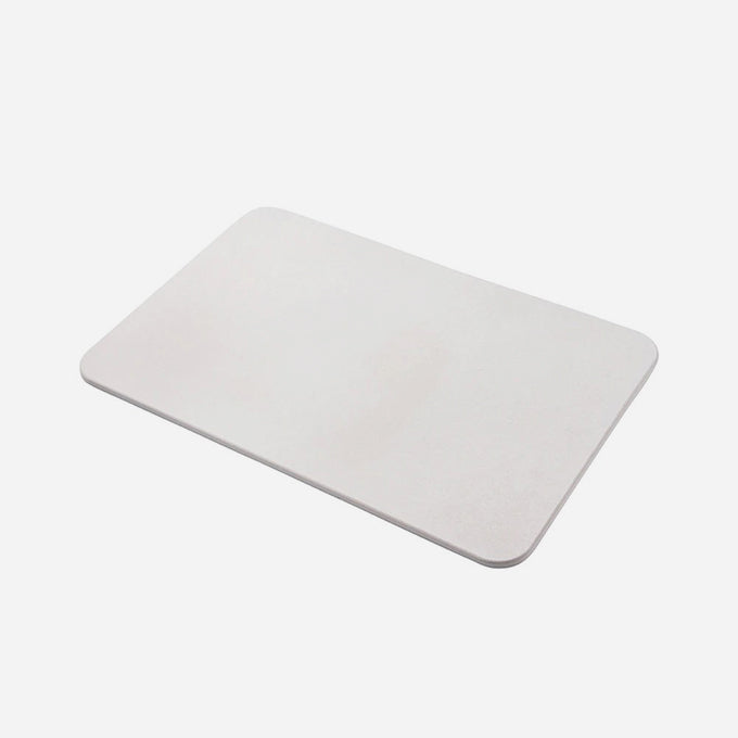 Diatomite bath mat - White