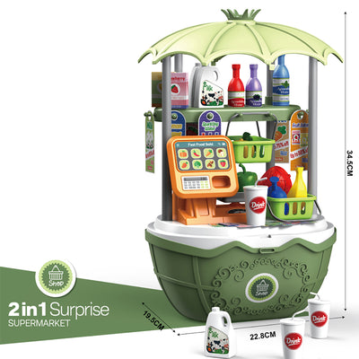 Jeronimo - Super Trolley 2-in1 Supermarket