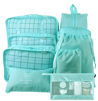 Fine Living Rover 9pc Organizer bag - Turquoise