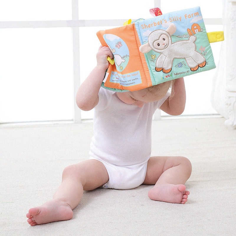 Nouvo Interactive Baby Fabric Books - Sheep