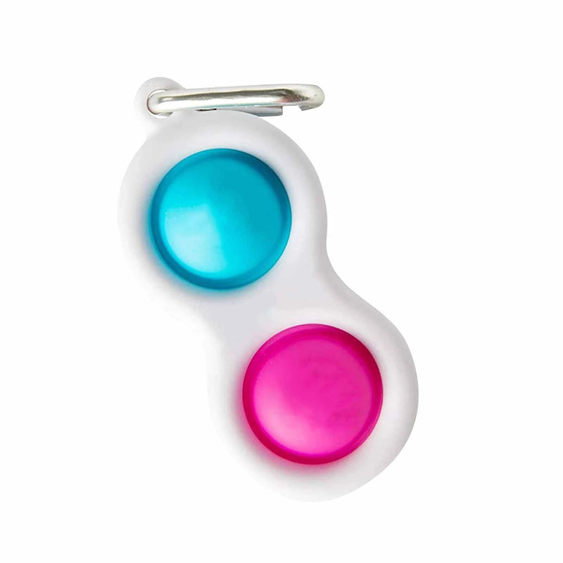 Mini Simple Dimple Fidget Toy Blue - Pink