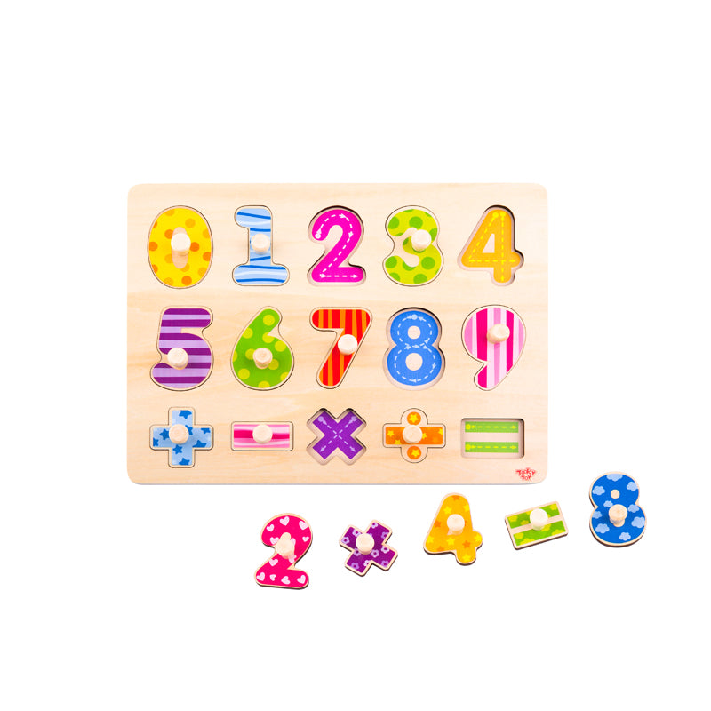 Nuovo Wooden Number Puzzle - Set 2