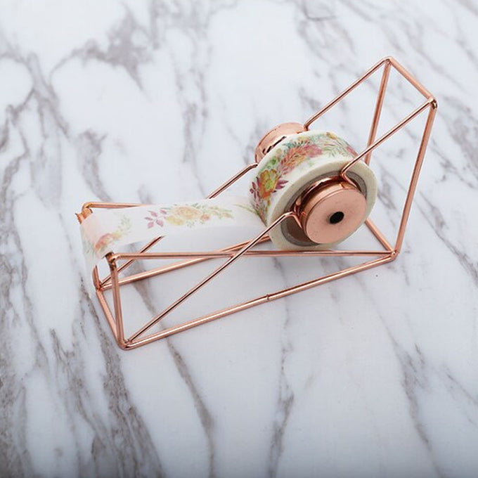 Elementary Sellotape Holder - Rose Gold