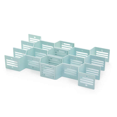 Honeycomb Drawer Organizer Blue - Set of 2