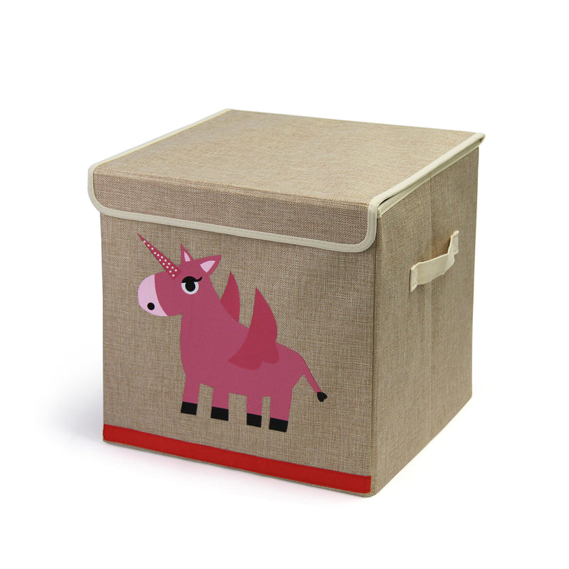 Storage box-Animal Canvas Tidies -Unicorn