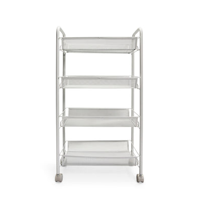 Fine Living Limber 4 Layer Trolley - White