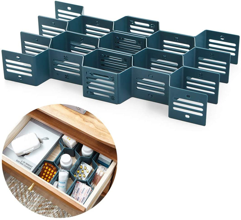 Fine Living Honeycomb Draw Organiser - Dark Blue