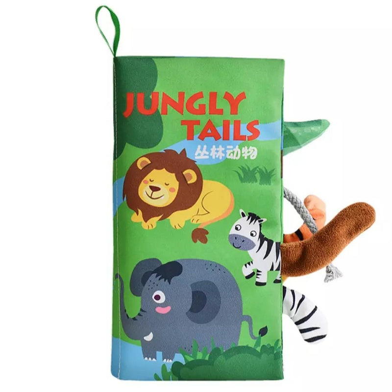 Nouvo Interactive Baby Fabric Books-Jungle Tails