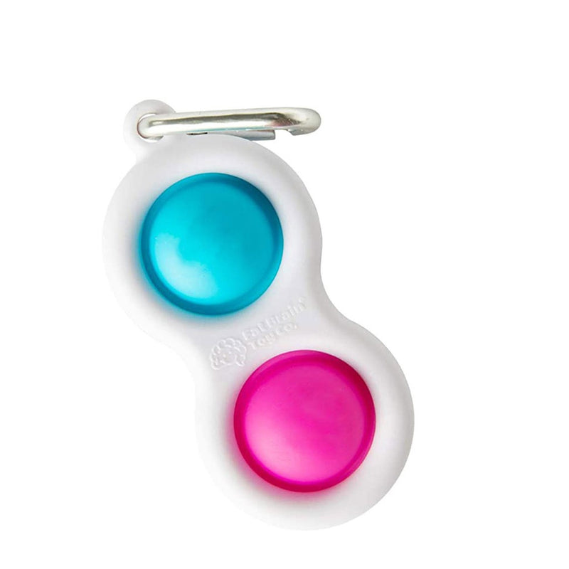 Mini Simple Dimple Fidget Toy Blue - Pink