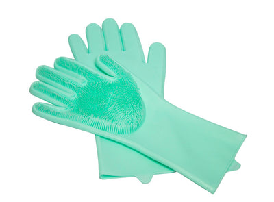 Silicone Kitchen Gloves - Green