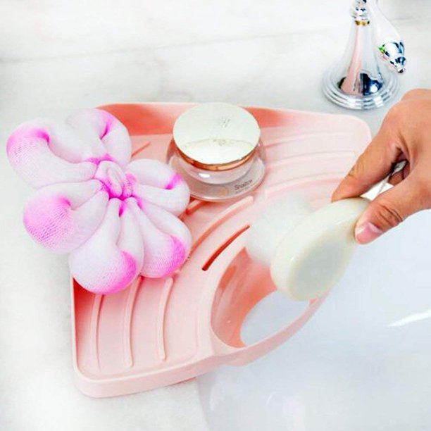 Sink Corner Caddy - Pink