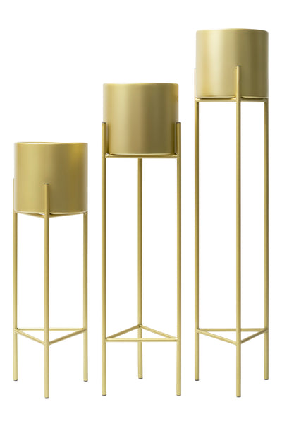 Cassidy Plant Stand 3pc - Brass
