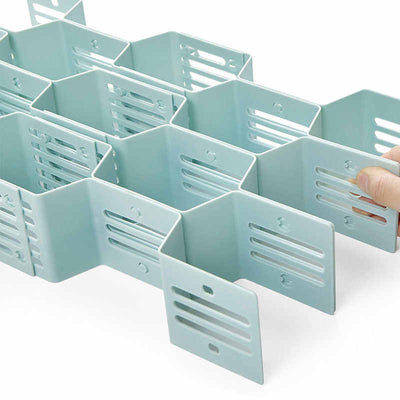 Honeycomb Drawer Organizer Blue - Set of 2