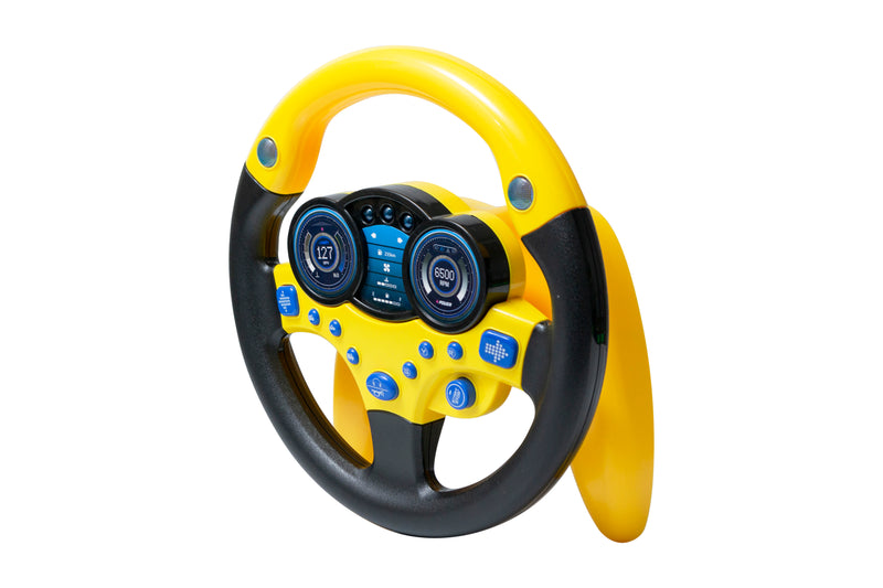 Driver Baby Steering Wheel with Music Yellow