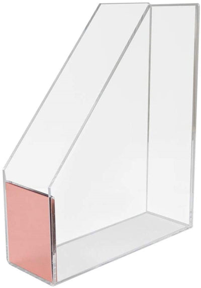 Acrylic File Holder - Rose Gold