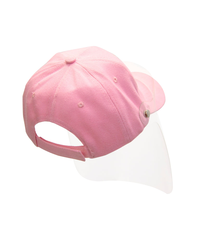 Kids Visor Cap - Light Pink